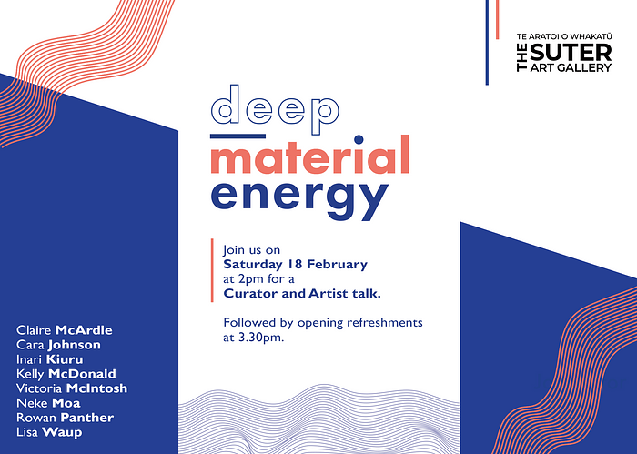 Deep Material Energy ArtTalk & Opening logo